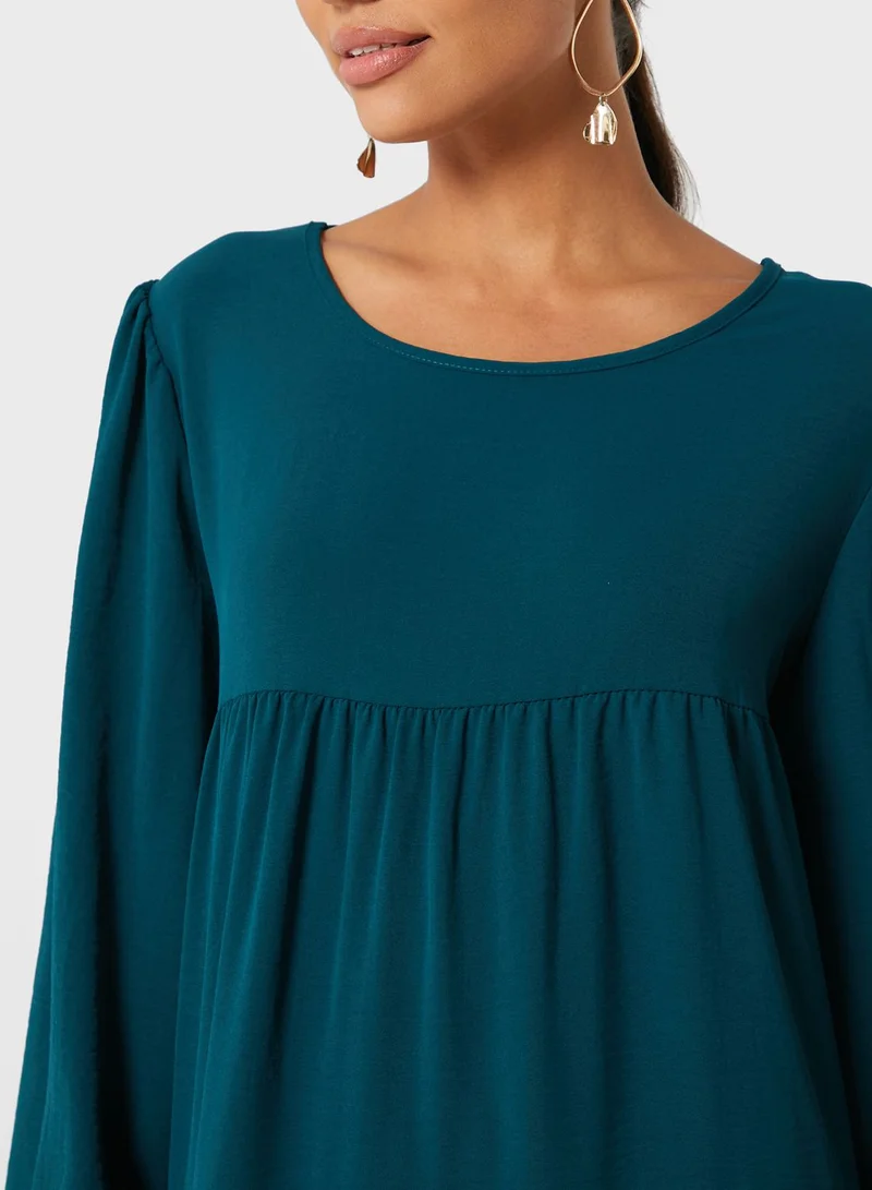 MELA LONDON Tiered Hem Dress