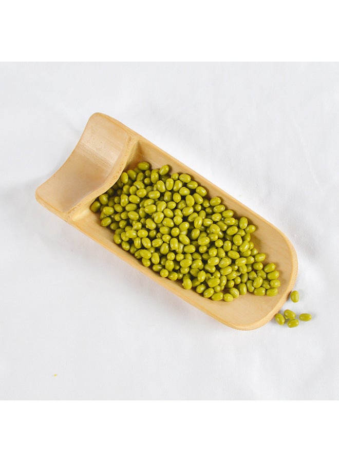 Simulation Cereal Props Simulation Corn Soybean Soybean Rice Food Play Model Nuts Cashew Nuts Peanut Kernel-Color:Green Beans.-Dimensions:See Detailed Description For Dimensions - Image 1