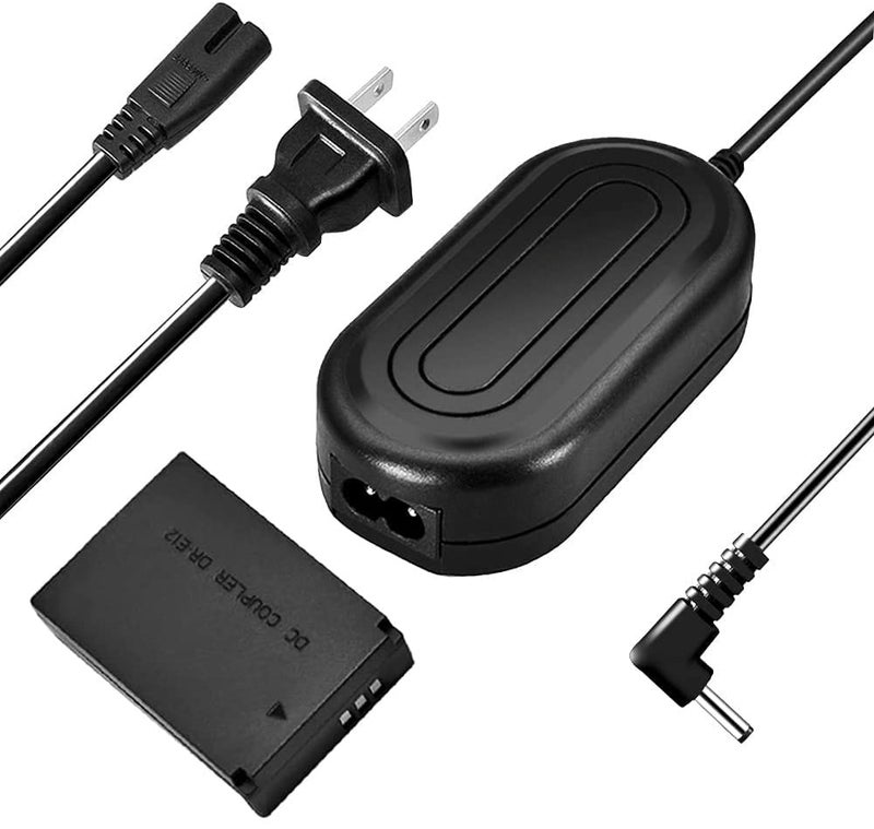 TKDY LP-E12 Eos M50 Dummy Battery and ACK-E12 AC Adapter, Continuous Power Supply for Canon EOS M200, M50, M50 Mark II, M100, M6, M10, M2, Kiss M/M2 Cameras - Image 1