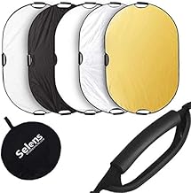 Selens Selens Photography Reflector 59x39inches 5 in 1 Light Diffusers Collapsible with Handle for Photo Studio Lighting & - Image 1