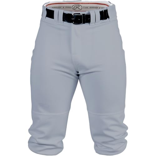 Rawlings | PRO 150 Knicker Baseball Pant | Grey | Adult Small - Image 2