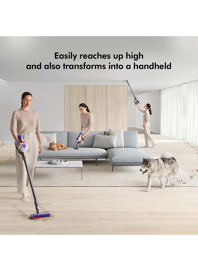 دايسون Renewed - V8 Absolute Cordless Vacuum Cleaner|Powerful and Versatile incl Accidental Damage Protection|Bagless Filtration|115 Airwatts,0.54L bin,40 mins runtime 125 W V8 GREY - Image 2