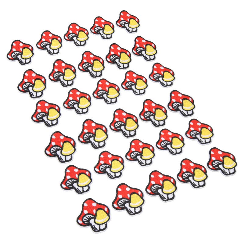 Mushroom Iron On Patch: Cotton Fabric, Easy To Use, Unique Style - Multipurpose Embroidered Patch For DIY Crafts, Clothing, Home Decor And Gift Giving - Image 4
