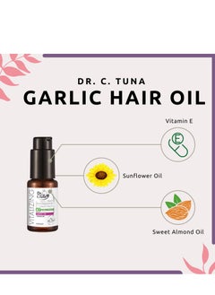 FARMASI FARMASi Dr. C. Tuna Vitalizing Garlic Oil, Hair Growth Oil for Thicker Longer Fuller Healthier Hair, Prevent Hair Loss & Thinning, All Natural Vitamin Rich Treatment, All Hairy Types, 1 fl.oz (30 ml)  - Image 2