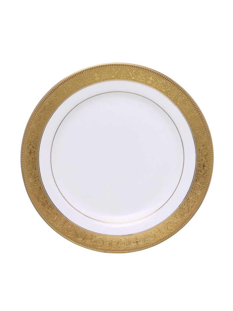 Clay Craft Ceramic Premium New Georgian Dinner Set of 18 Pieces Enchanting Gold for Family of 6 Dinner Set Ceramic Crockery Set Dining Set for Dinner Plates and Bowls Set Crockery Set for Gift - Image 4