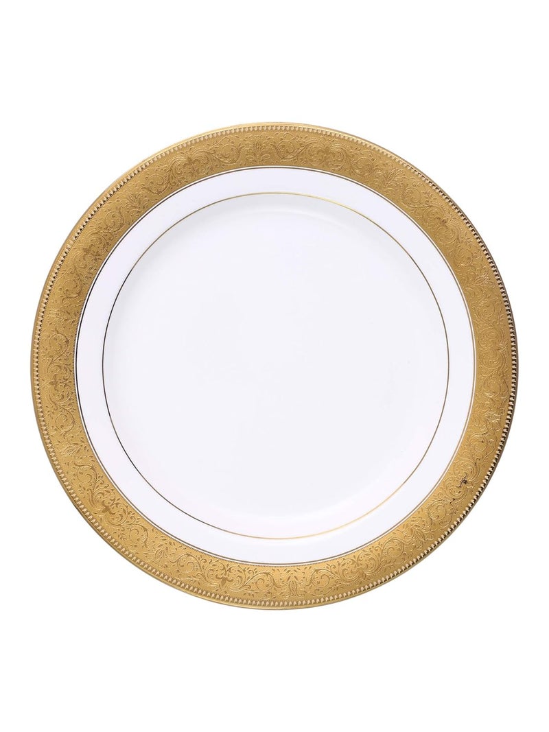 Clay Craft Ceramic Premium New Georgian Dinner Set of 18 Pieces Enchanting Gold for Family of 6 Dinner Set Ceramic Crockery Set Dining Set for Dinner Plates and Bowls Set Crockery Set for Gift - Image 2