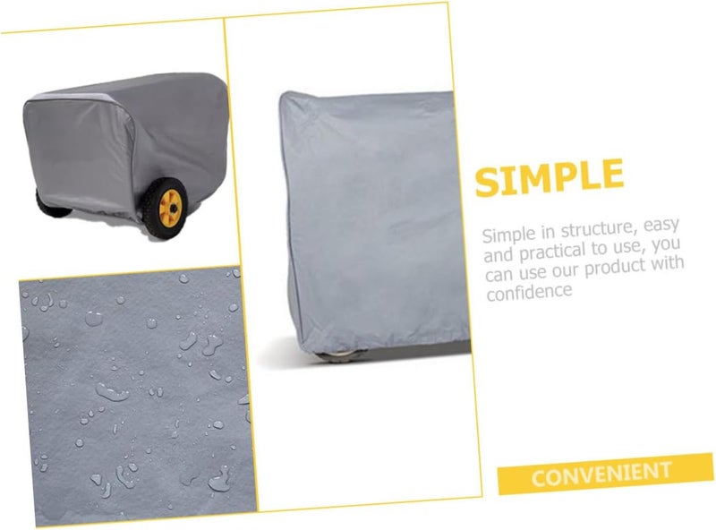 Generator Cover Electric Generator Cover for Outdoor Storage and Reusable up to Heavy Duty Weatherproof - Image 3