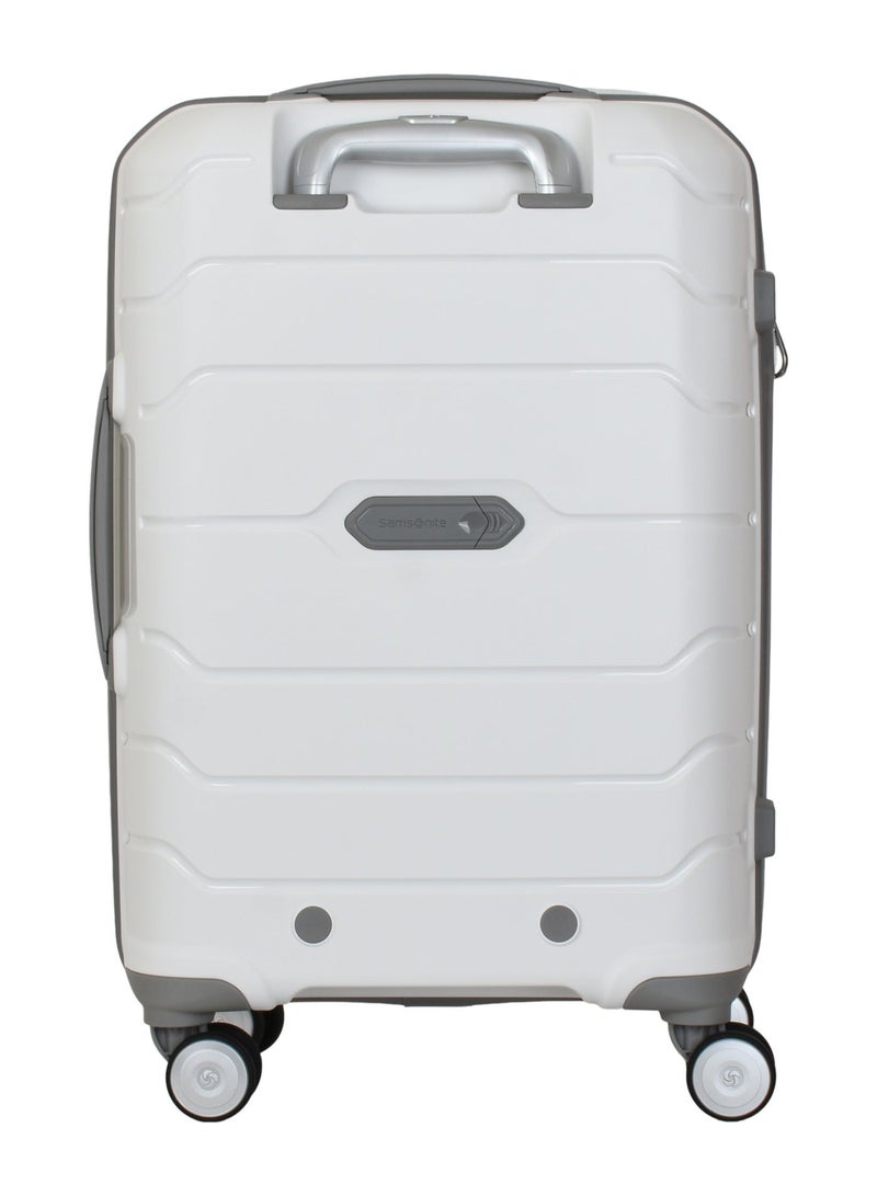 سامسونايت حقيبة سفر فريفورم 59/21 صلبة بعجلات دوارة – لون أبيض - Image 4