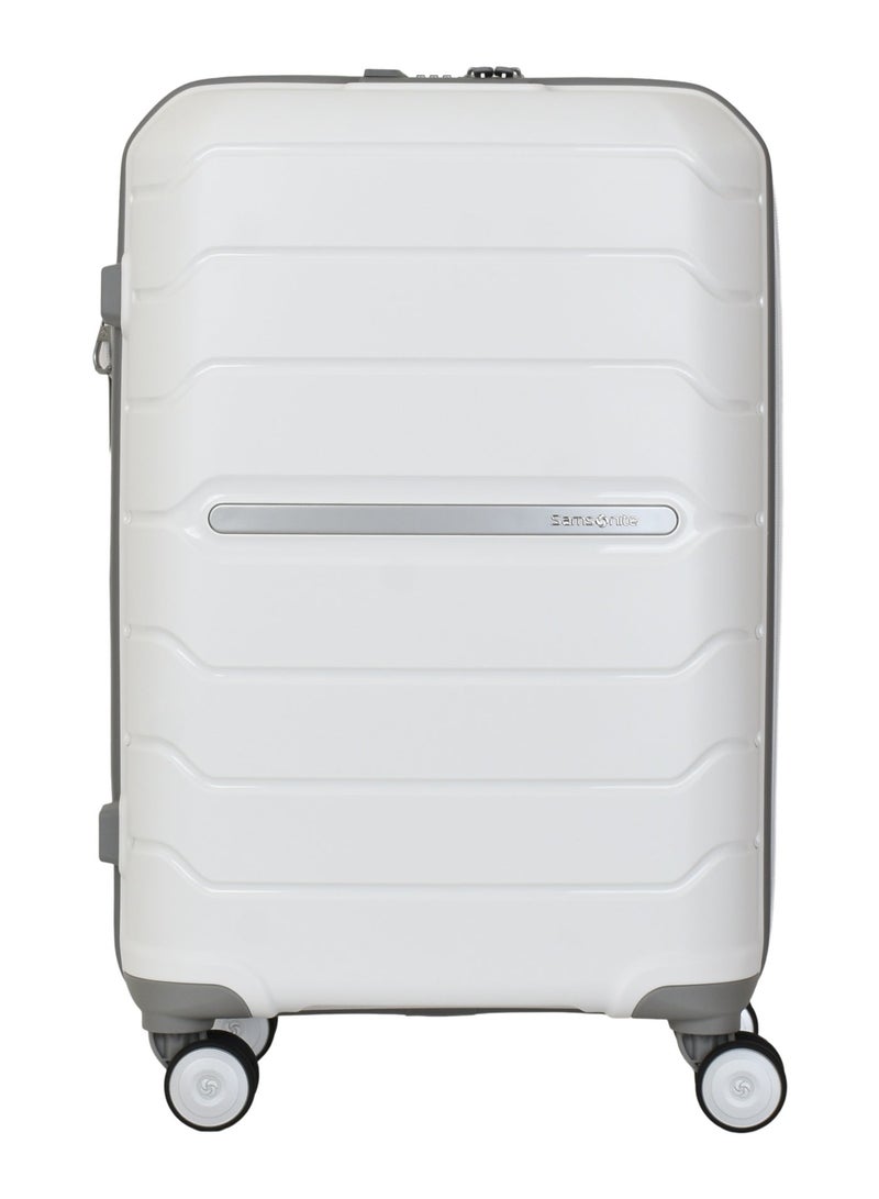 سامسونايت حقيبة سفر فريفورم 59/21 صلبة بعجلات دوارة – لون أبيض - Image 2