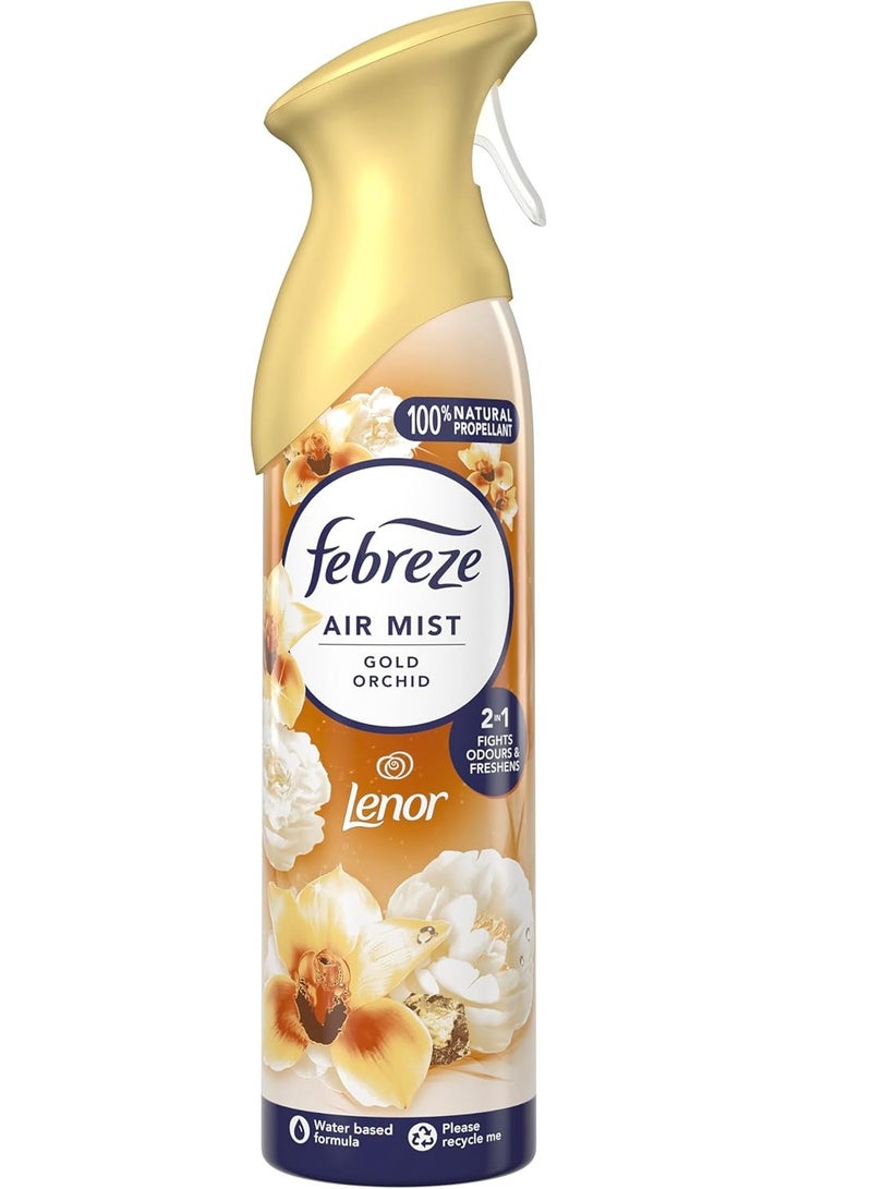 Febreze Gold Orchid Air Mist Spray, 185ML - Image 1