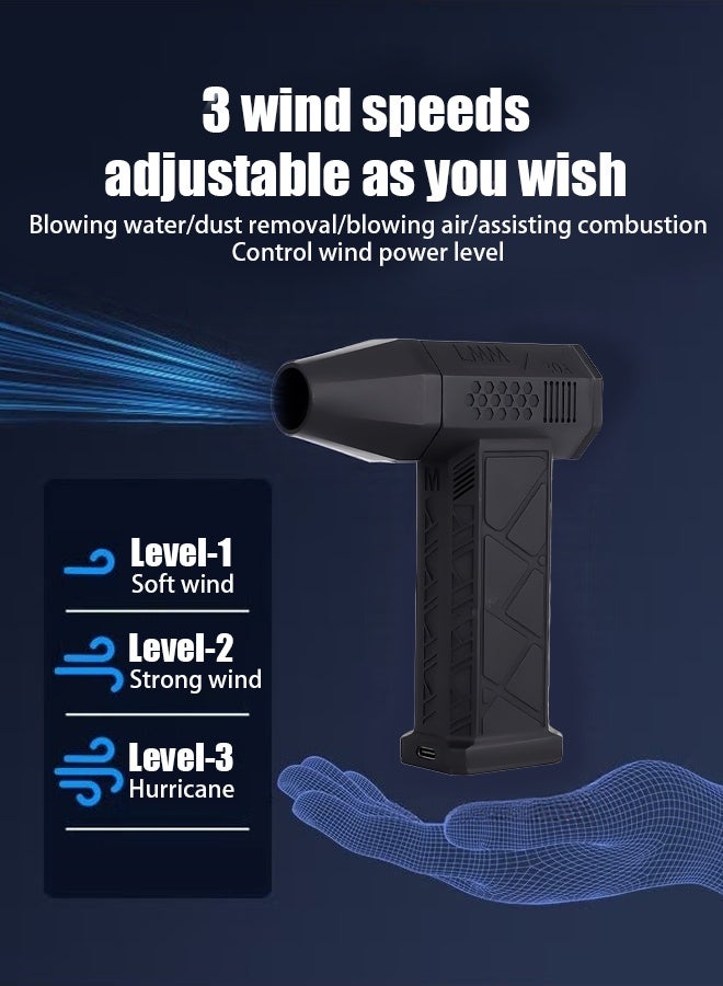 Leon Home Professional Turbo Leaf Blower | 130,000 RPM Airflow | Long-lasting 8000 mAh Battery & Fast Charging | Powerful Brushless Motor for Garden, Patio & Terrace - Image 4