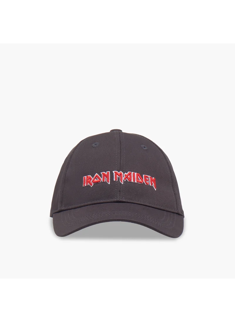 SP Characters Iron Maiden Embroidered Cap with Buckled Strap Closure