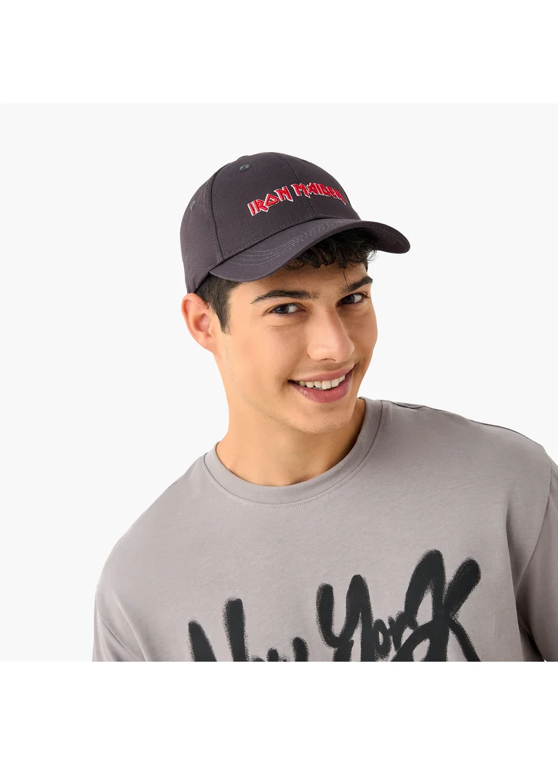 SP Characters Iron Maiden Embroidered Cap with Buckled Strap Closure
