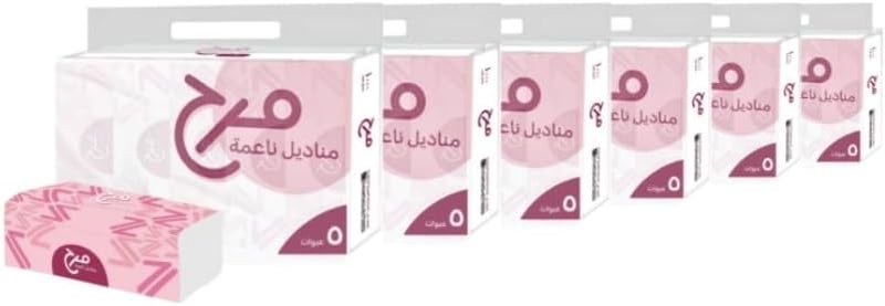 مناديل الوجه مارا، 200 ورقة، طبقة واحدة، عبوة من 30 صندوقًا