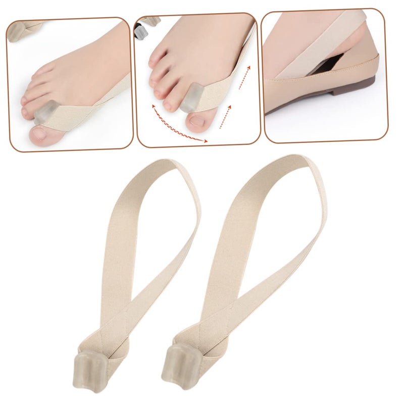 2Pcs Bunion Corrector Toe Separator Adjustable Strap Big Toe Spacers Suitable for Plantar Fasciitis and Foot Care - Image 5