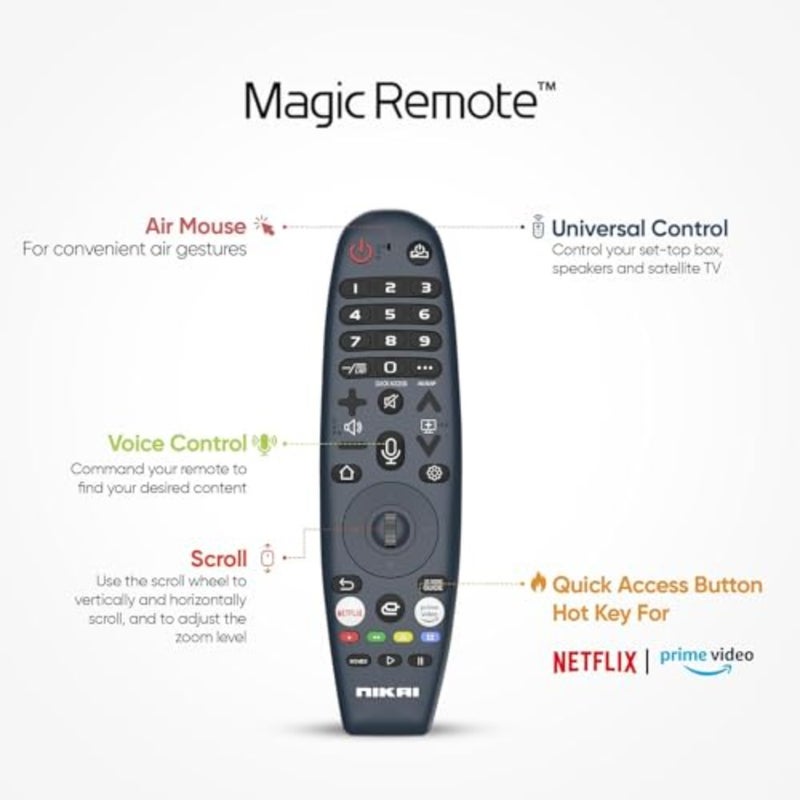 تلفزيون 75 بوصة 4K Ultra HD WebOS Smart LED للترفيه المنزلي، لوحة LED، لون بلاتيني، HDR + Dolby Audio + Voice Control + AirPlay - Image 3