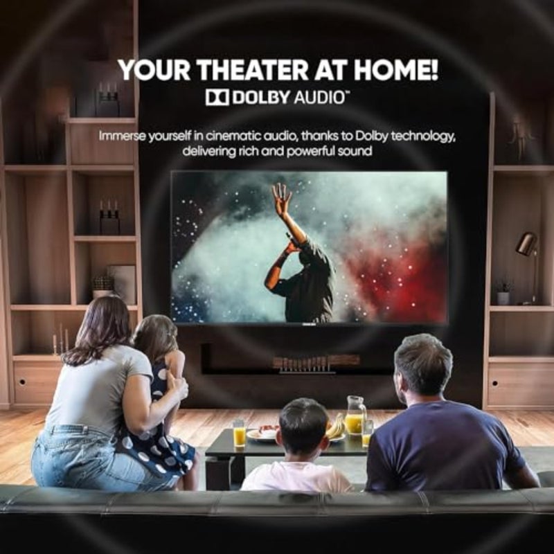 تلفزيون 75 بوصة 4K Ultra HD WebOS Smart LED للترفيه المنزلي، لوحة LED، لون بلاتيني، HDR + Dolby Audio + Voice Control + AirPlay - Image 5