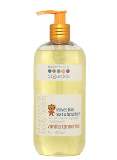 Nature's Baby Organics Nature's Baby Organics 3 -in-1 Baby Shampoo, Body Wash and Face Wash, Formulated Specifically for Problem and Sensitive Skin, No Sulfate or Artificial Fragrances, Vanilla Tangerine, 432.2ml  - Image 1