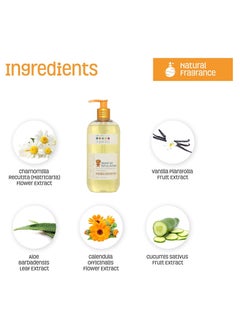 Nature's Baby Organics Nature's Baby Organics 3 -in-1 Baby Shampoo, Body Wash and Face Wash, Formulated Specifically for Problem and Sensitive Skin, No Sulfate or Artificial Fragrances, Vanilla Tangerine, 432.2ml  - Image 3