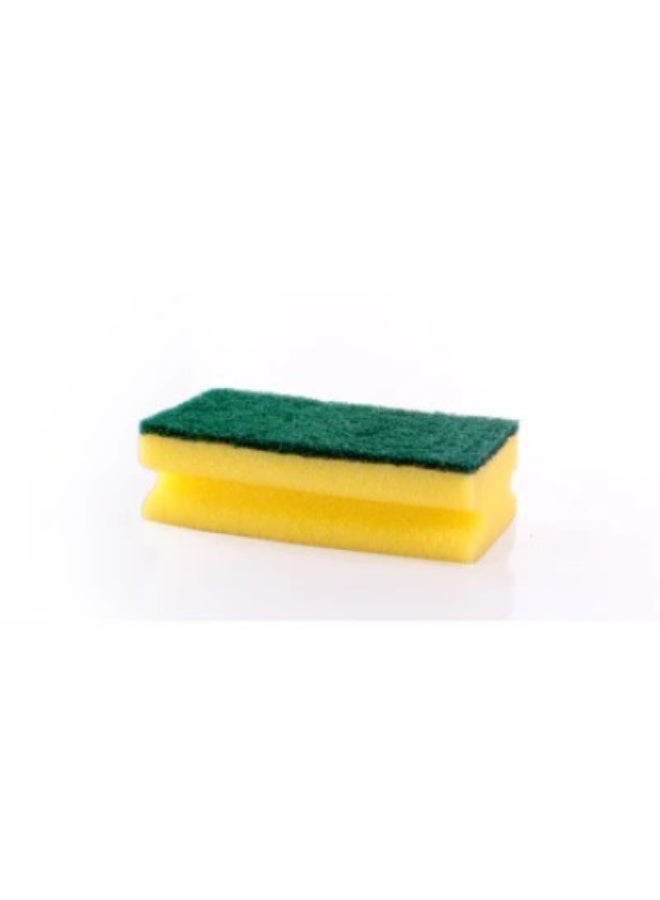 Scrub loofah with sponge, 4 cm, 1 piece, 6221999111834