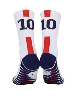 football star Messi Ronaldo Mbappe Neymar same football socks men and women adult non-slip socks towel bottom mid-tube socks sports socks
