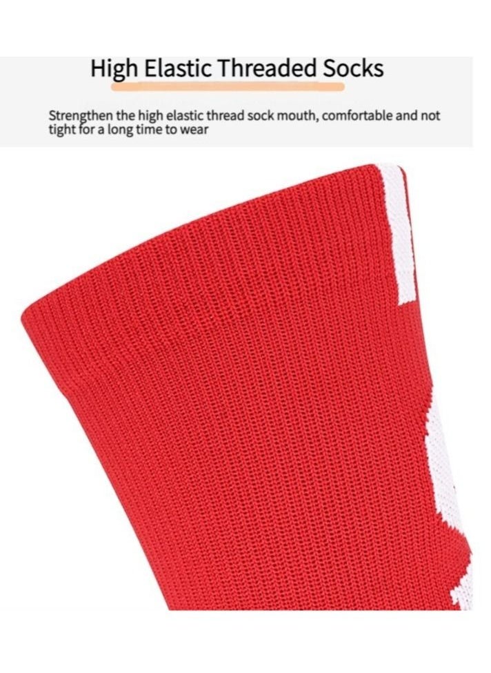 Generic - football star Messi Ronaldo Mbappe Neymar same football socks men and women adult non-slip socks towel bottom mid-tube socks sports socks - Image 1