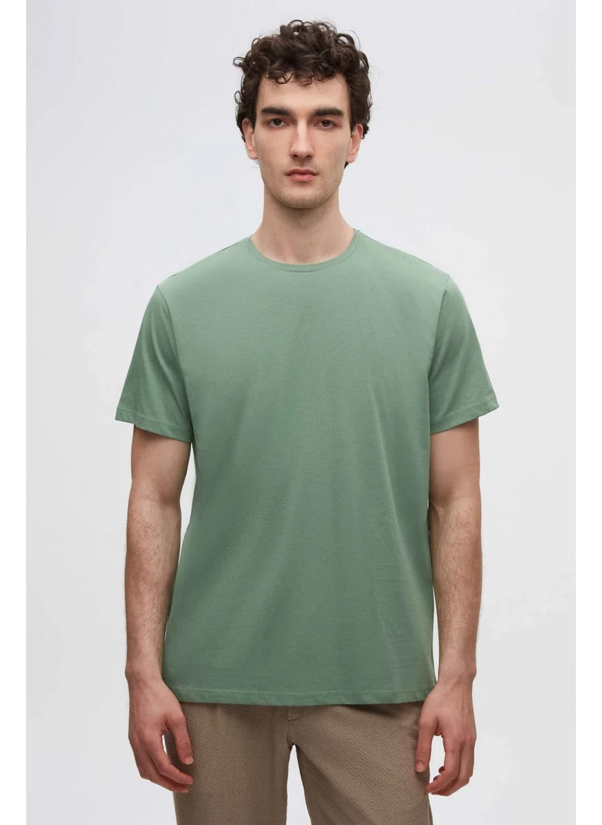 D'S DAMAT D'S Groom Green 100% Cotton T-Shirt 4HC141996753M