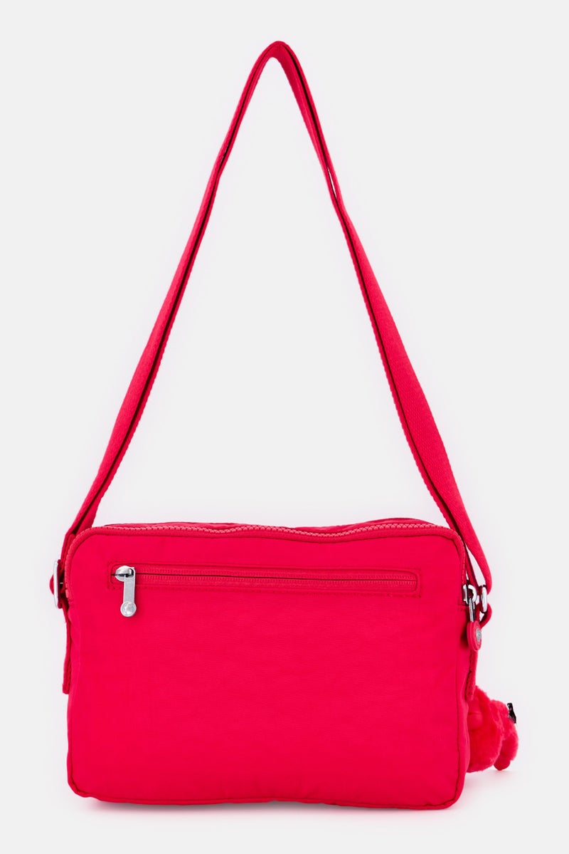 kipling حقيبة كتف نسائية بشعار العلامة التجارية، فوشيا - Image 2