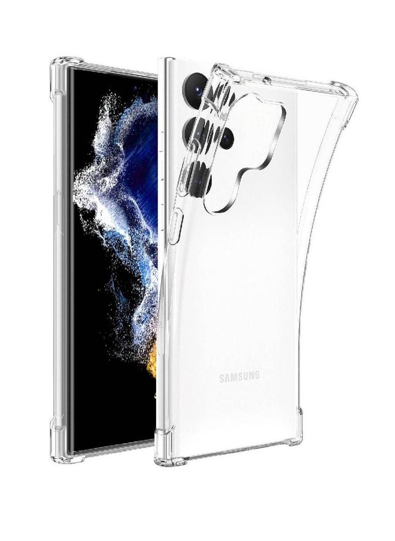 راكسوم الغطاء الواقي من الصدمات الناعم الناعم الغطاء لـ Samsung Galaxy S23 Ultra Clear - Image 2