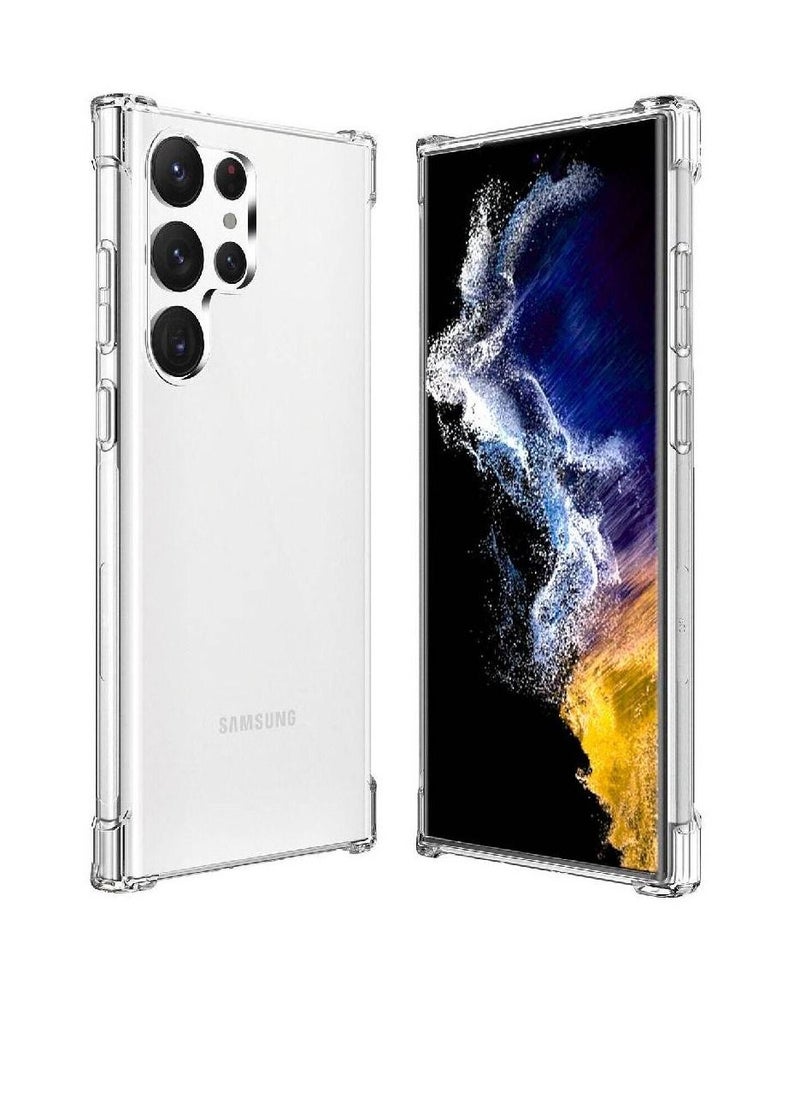 راكسوم الغطاء الواقي من الصدمات الناعم الناعم الغطاء لـ Samsung Galaxy S23 Ultra Clear - Image 3