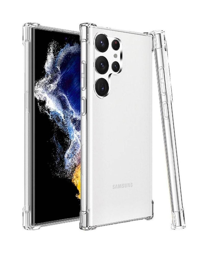 راكسوم الغطاء الواقي من الصدمات الناعم الناعم الغطاء لـ Samsung Galaxy S23 Ultra Clear - Image 4