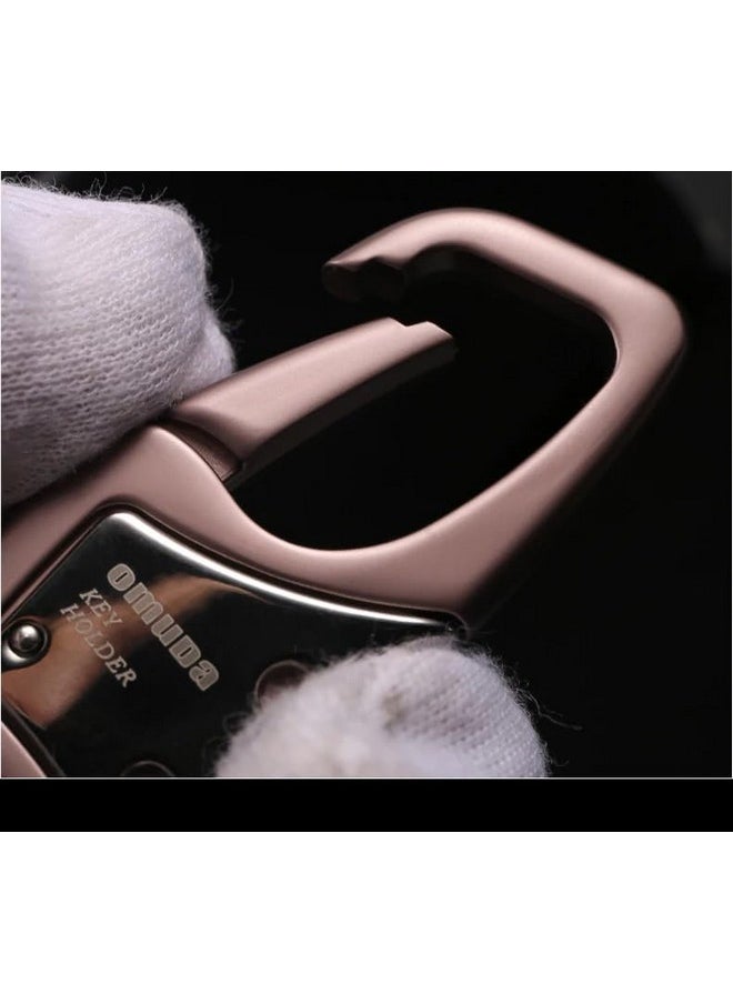 TechPro Antique Hook Locking Silver Metal Key Ring Key Chain For Gift Boys Girls & Friends  - Image 4