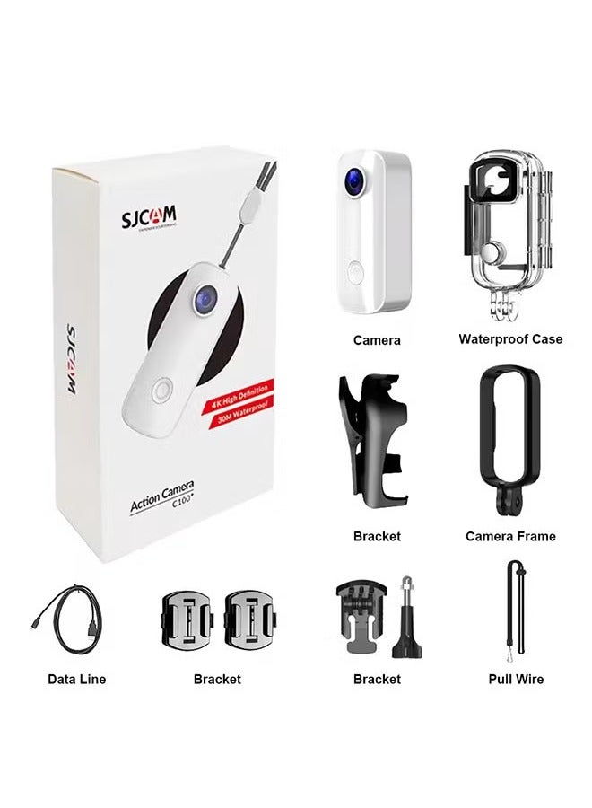 SJCAM SJCAM C100 Plus Action Camera 4K 30M Waterproof 2.4G WiFi Sports Camera EIS Bicycle Helmet Motorcycle 32gb TF  Card - Image 1