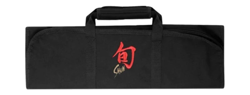 Shun Knife Roll 8 Slot Kitchen Knife Holder Carrying Case for Culinary Students and Professional Chefs Sturdy Construction