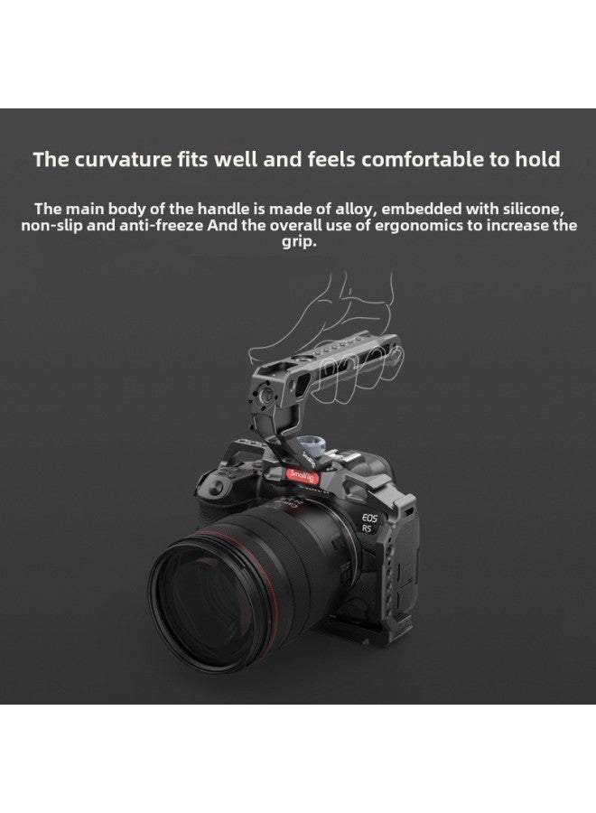 SmallRig Smog Upper Handle Universal Alai Camera Cold Shoe Slide Handle Camera Mini Rabbit Cage Accessories-Color: Front And Rear Adjustable Version ☆ Portable - Image 5