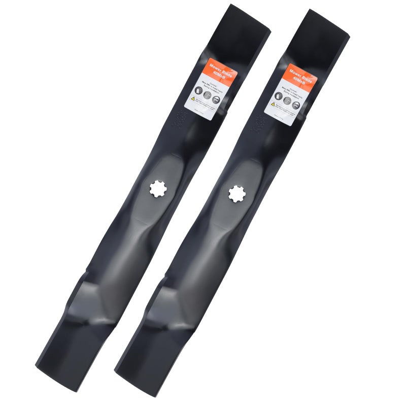 Grasscool D130 42 inch Mower Mulching Blades for John D-eere D110 D100 D125 D105 S100 E100 LA125 LA115 LA105 42'' Deck Lawn Tractor Riding Mower Replace GY20850 GX22151 - Image 1