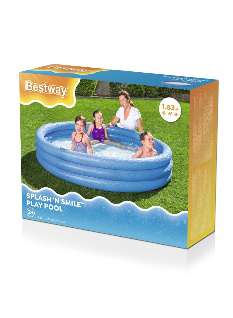 Bestway 1.83m x H33cm Splash 'n Smile Play Pool #51027 - Image 1