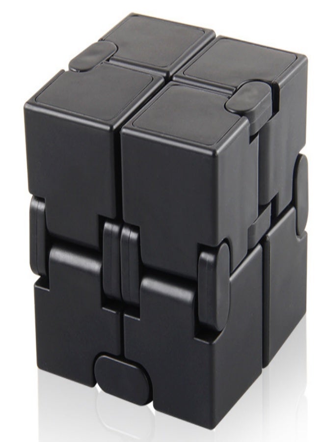 New Version Finger Toys - Metal Infinity Cube Ultra Durable Sensory Gifts For Adults And Teens Kids  Gift (Metal Counterweight, Plastic Shell) - Image 1