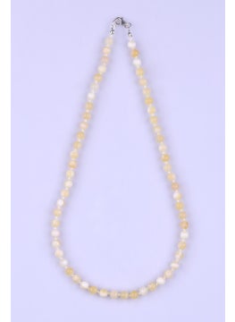 Güneş Avm Gunes Avm Aragonite Natural Stone 6 mm Knotted Necklace  - Image 2