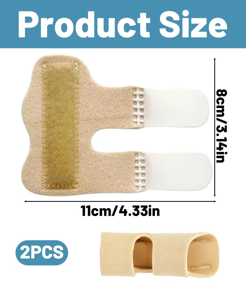 AGMITRAKA 2-Pack Support for Pain Relief, Protector and Splint for Injured, Adjustable Bandage for Thumb Support - Image 2