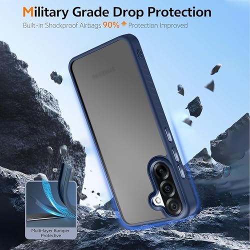 KARWAN®️ Shockproof Back Case Cover for Samsung Galaxy A36 | Camera Protection Bump |Shockproof Back Case Cover for Samsung Galaxy A36 - Blue - Image 3