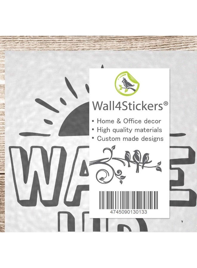 Wall4Stickers Wake up Workout Wall Art Stickers Fitness Boxing Home Gym Sticker Wall Decor Motivational Poster Quote Vinyl Wall Decal Gym Weights Home Decor Wall Stickers Inspirational Artwork Exercise Crossfit - Image 3