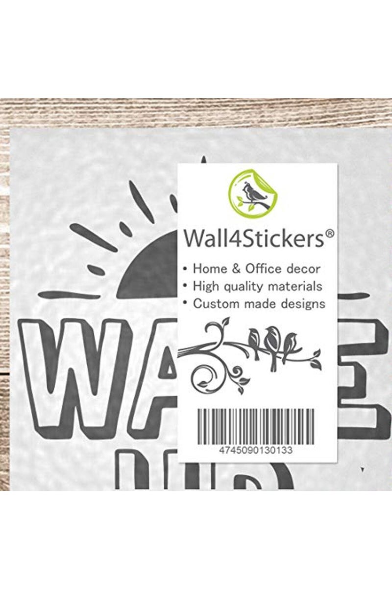 Wall4Stickers Wake up Workout Wall Art Stickers Fitness Boxing Home Gym Sticker Wall Decor Motivational Poster Quote Vinyl Wall Decal Gym Weights Home Decor Wall Stickers Inspirational Artwork Exercise Crossfit - Image 2