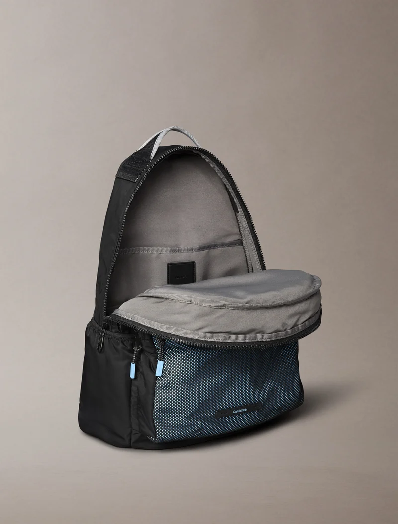 CALVIN KLEIN Mesh Front Round Backpack