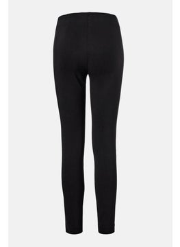 Tchibo Women Slim Fit Solid  Stretchable Trouser Pants, Black  - Image 2