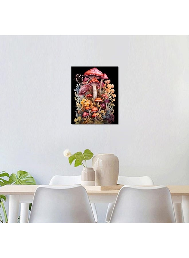 Home Trove Tumovo Plants Paint By Numbers, Mushroom Paint By Numbers, Acrylic Painting Kit With Brushes And Pigment, Diy Oil Painting Kit Paint By Numbers For Wall Decor, 16X20 Inch  - Image 4