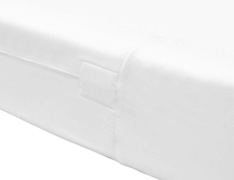 The House Of Emily غطاء حماية مرتبة ضد بق الفراش مع سحاب مضاد لعث الغبار قابل للتنفس حماية كاملة للمرتبة مزدوج 54 x 75 عمق 8