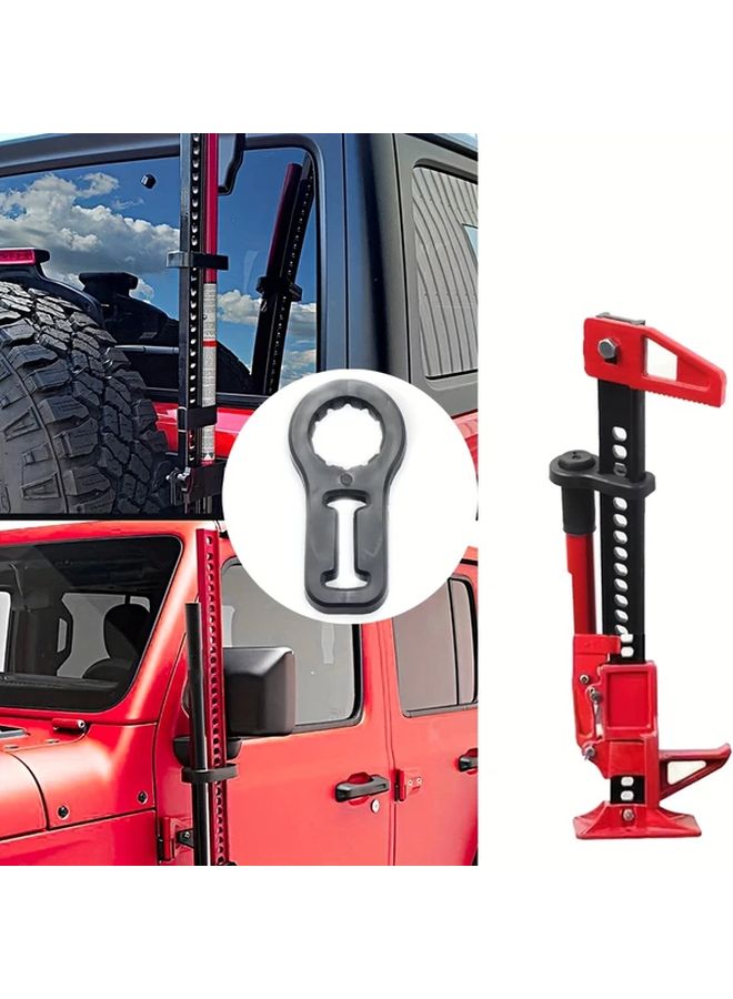 Rubber Jack Handle Holder Anti Rattle Secure Grip Easy Install Vehicle Accessory - Image 5