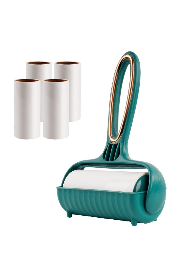 NIBEMINENT Lint Roller for Pet Hair Remover, Cat and Dog Fur Cleaning Supplies Couch, Clothes Carpet, Car Seats (5 Refills 1 Handle) - Image 1