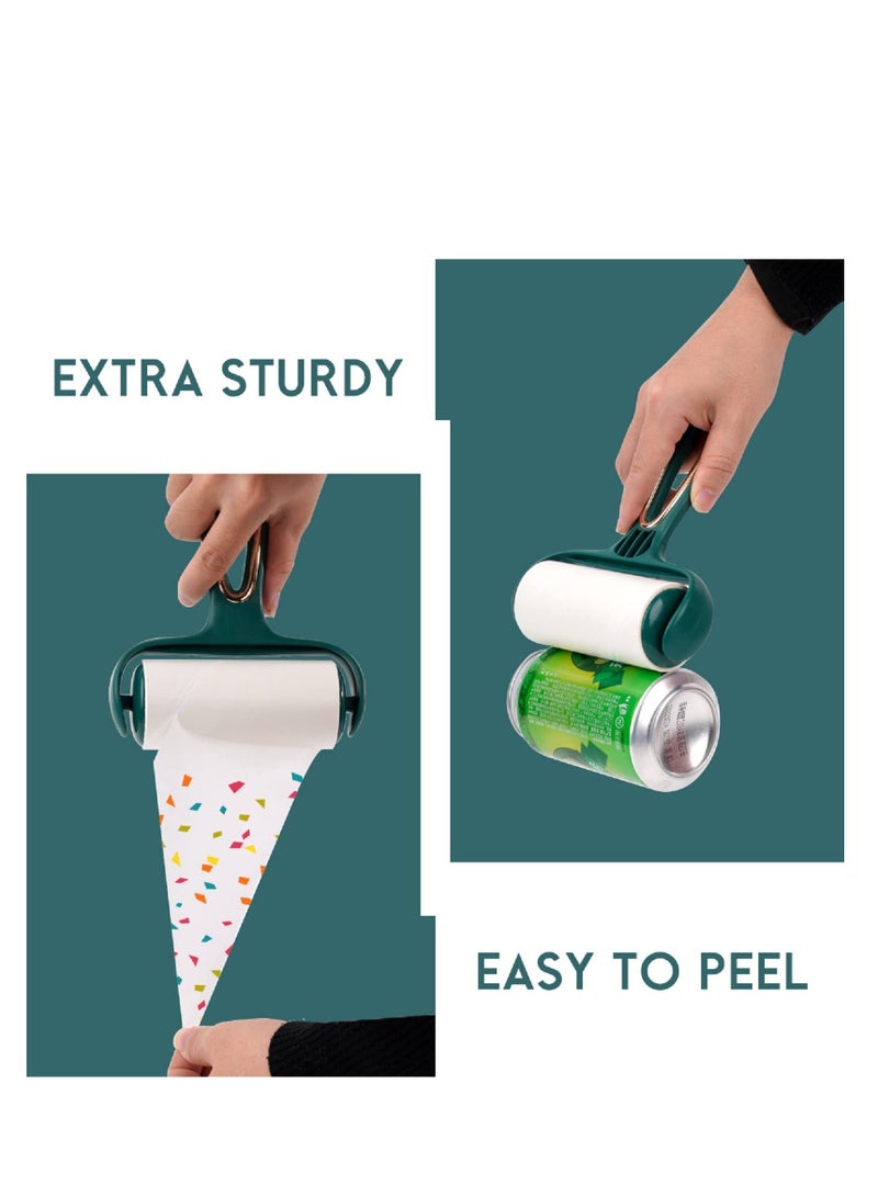 NIBEMINENT Lint Roller for Pet Hair Remover, Cat and Dog Fur Cleaning Supplies Couch, Clothes Carpet, Car Seats (5 Refills 1 Handle) - Image 4